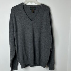 Alexander Julian Colours 100% Cashmere Sweater – Gray | Size L